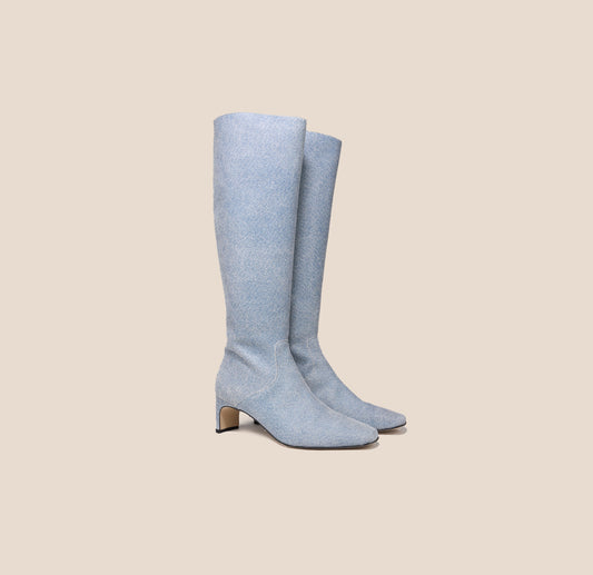 Stella - Denim Suede