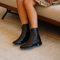 Load image into Gallery viewer, Roma Zip-Up Ankle Boot - Black Leather
