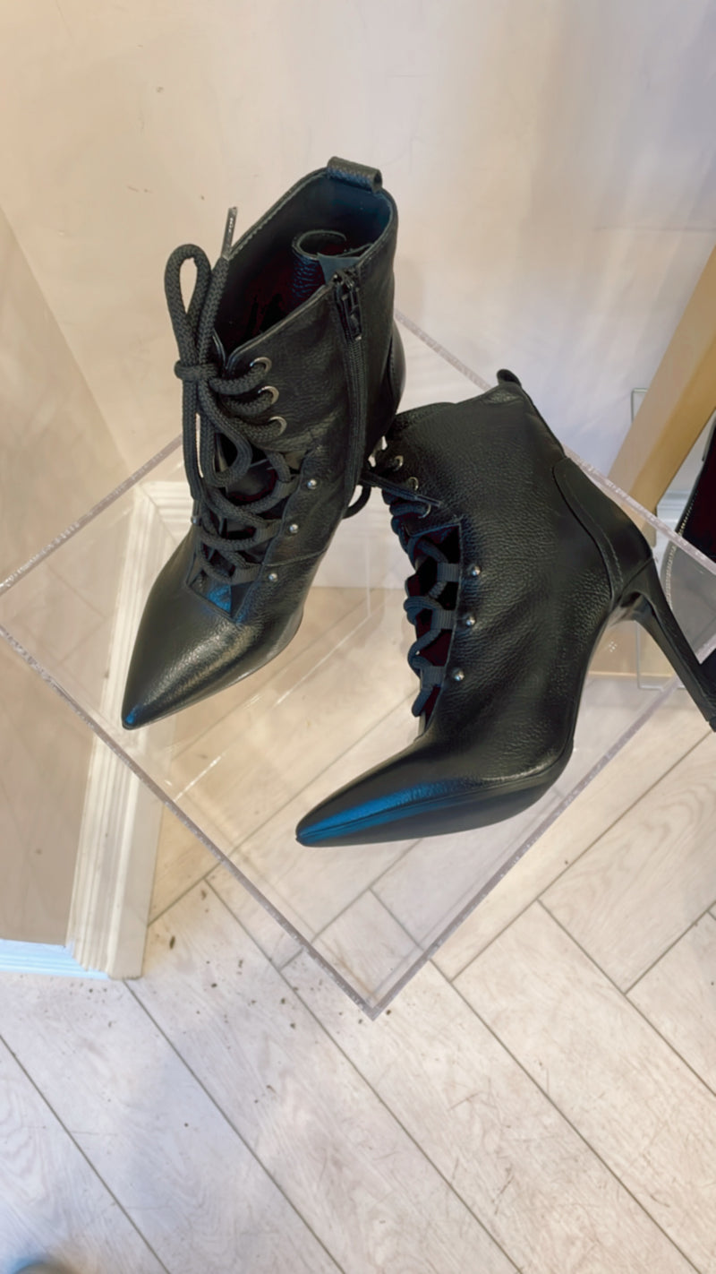 Black Pebble Boots SAMPLE SALE - FINAL SALE