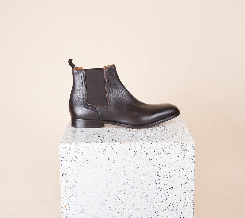 Lori - Men's Chelsea Boot Chocolate Leather
