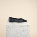 Load image into Gallery viewer, Como - Blue Tweed/Black Suede
