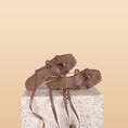 Load image into Gallery viewer, Doria - Taupe Nappa Sandals
