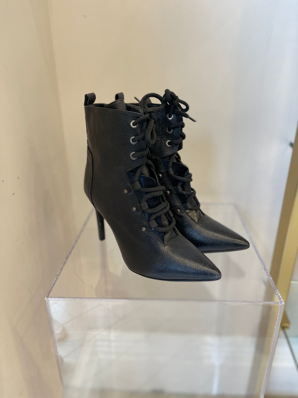 Black Pebble Boots SAMPLE SALE - FINAL SALE