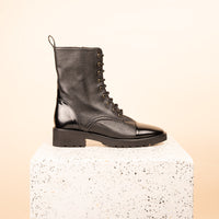 Lucca - Black Calf Leather