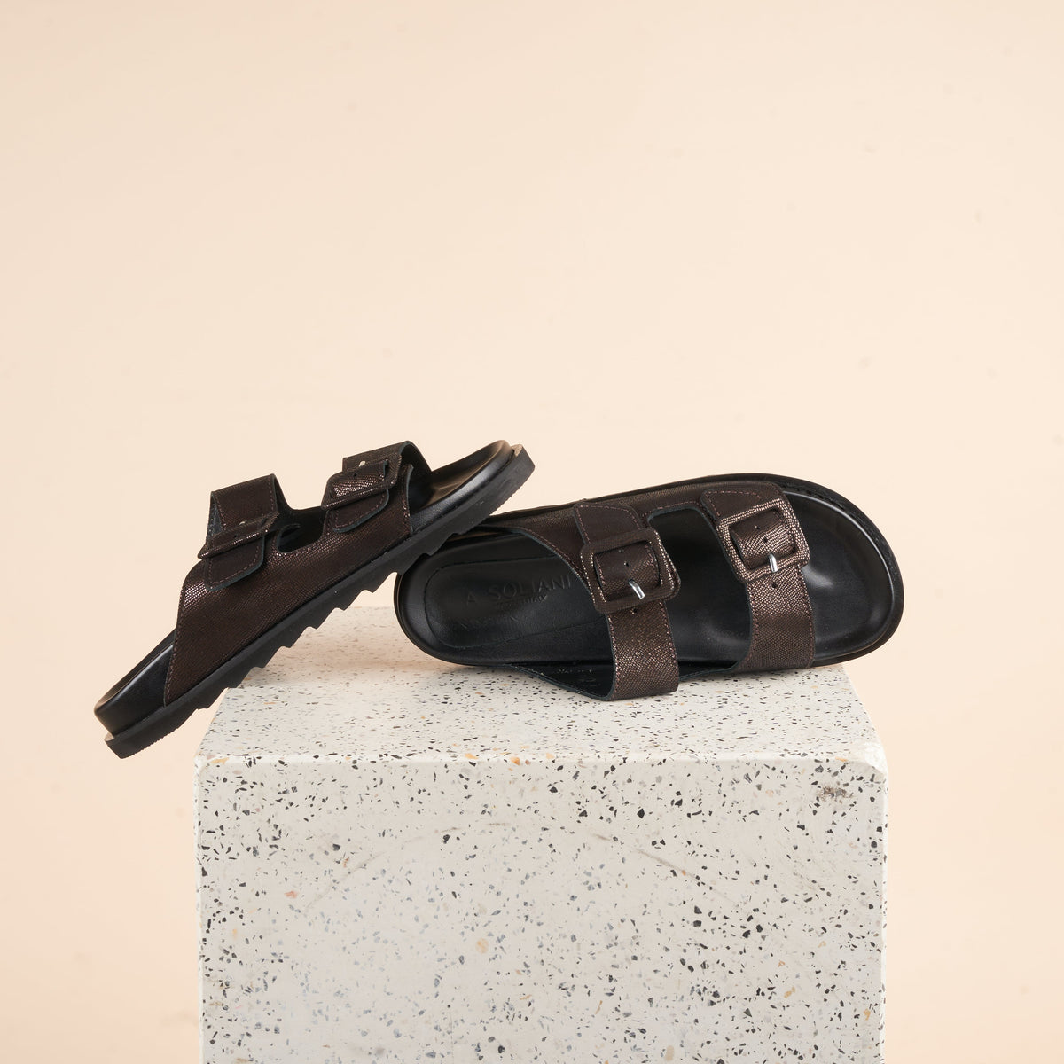 Parma Slippers - Bronze