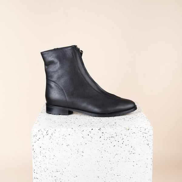 Zara - Vibram Leather Boots Limited Edition - Black - Men
