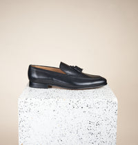 Mirto - Men's Tassel Loafer Black Leather